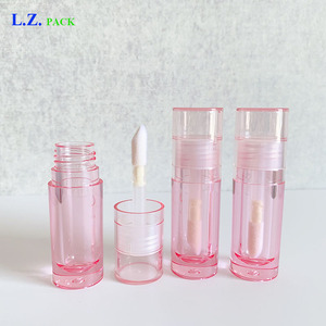 LZ Pack <span class=keywords><strong>Precio</strong></span> de fábrica Cilindro Clear Pink Contour Stick Contenedor Big Wand 5ml Vacío Private Label Lip Gloss Tubes - Product Image 3