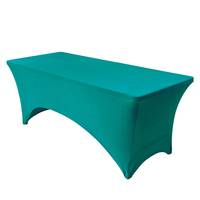 Nappe ajustée imperméable, infroissable et durable en polyester extensible avec élasthanne pour mariages, fêtes, banquets et événements – Plusieurs couleurs