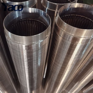 Tubo de malla Johnson de alambre en cuña envuelto a medida de fábrica, resistente a la corrosión, para <span class=keywords><strong>control</strong></span> de arena en perforación de pozos de petróleo y agua - Product Image 3