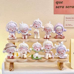 Caja ciega de madera hecha a mano, soporte de exhibición de escalera para pared y estantes de exhibición, estante de muñeca Bubble Martel - Product Image 6