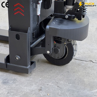 Chariot élévateur électrique 2 tonnes de haute qualité avec vérin hydraulique, moteur électrique, batterie au plomb-acide et pneus pleins