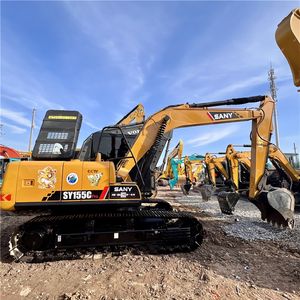 Mejor Precio China Sany SY155C Pro Excavadoras Hidráulicas de Orugas Usadas 15 Toneladas SY155 155C Excavadoras de Cucharón de Segunda Mano - Product Image 1