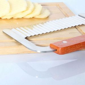 เครื่องตัดเฟรนช์ฟรายส์ด้ามไม้ ขายตรงจากโรงงาน ใบมีดสแตนเลส ตัดแบบหยัก - Product Image 5