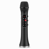 Microphone sans fil 30W L1098 avec changeur de voix et moniteur/écran, système de karaoké avec haut-parleur OEM