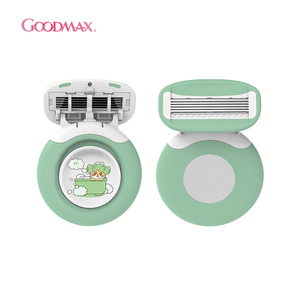 GOODMAX Lames de <span class=keywords><strong>rasoir</strong></span> de haute qualité <span class=keywords><strong>pour</strong></span> femmes Lame remplaçable Mini Body <span class=keywords><strong>Bikini</strong></span> Underarm Razor avec étui de voyage - Product Image 2