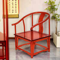 Nouvelle chaise à dossier haut en acrylique Taishi de style chinois moderne, couleur dégradée, pour salon et maison d'hôtes, personnalisable, classe économique