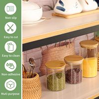 Tapis de bureau moderne transparent personnalisé en EVA, écologique, antidérapant et imperméable, avec compartiments de rangement pour étagères et rouleaux de protection pour réfrigérateur
