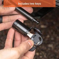 Nouvelle serrure de remorque tout-terrain M-PULL en acier au carbone, diamètre de la goupille 5/8 pouce, récepteur 2 pouces, finition noire, capacité de charge 2T pour