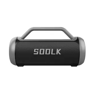 SODLK T80K扬声器100瓦大功率低音炮IPX67防水内置16000毫安超长待机电池支持tf卡、USB