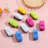 Taille-crayon pour fournitures scolaires, mini taille-crayon en plastique en forme de voiture à moteur, à trou unique, pour enfants