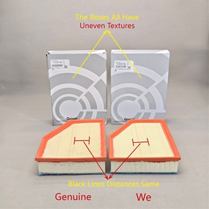 פילטר אוויר לרכב סיטונאי למנוע רכב 13718577170 13718577171 13718691835 פילטר אוויר לרכב עבור רכבי BMW - Product Image 2