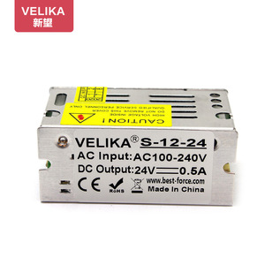 DC24V 12W แหล่งจ่ายไฟแบบสวิตช์ 220V อินพุต 0.5A เอาต์พุตสำหรับระบบเฝ้าระวังความปลอดภัยแถบ LED - Product Image 2