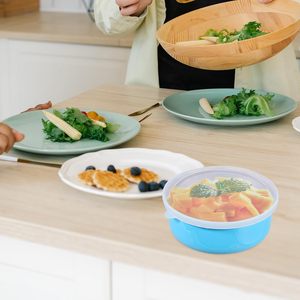 Boîte à lunch isotherme en métal, conteneur de stockage, boîte à bento pour la préparation des repas, boîte à lunch en acier inoxydable, contenants à collation en acier inoxydable pour enfants et adultes - Product Image 3