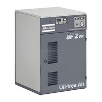 Atlas Copco SF2 SF2S FF TM Compresseur d'air à défilement sans huile 2.2kW 3HP 8bar/116psi 10bar/145psi Machine industrielle stationnaire