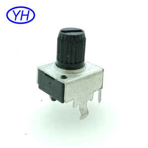 YH Thương Hiệu Miễn Phí Mẫu 9Mm B103 B104 B503 <span class=keywords><strong>10K</strong></span> 20K 100K 50K Carbon Tuyến Tính Quay <span class=keywords><strong>Potentiometer</strong></span> Với Nhựa Trục - Product Image 2