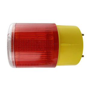 Feu de signalisation LED rouge clignotant, lumière stroboscopique IP65, montage au sol, plastique, 3,7 V, alimenté par énergie solaire, lumière de sécurité routière - Product Image 3