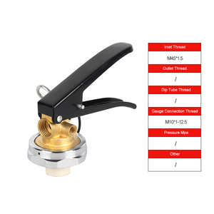 Vanne de sécurité portable en laiton noir et acier inoxydable, flexible, durable, facile à utiliser, personnalisable, modèle Yichang pour la lutte contre les incendies - Product Image 4