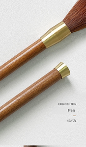 Accessori caffè eco-friendly in legno lungo manico caffè spazzola polvere multiuso per la casa - Product Image 2