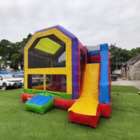 16.4ft géant commercial gonflable coloré videur sautant rebond maison toboggan Combo château aire de jeux