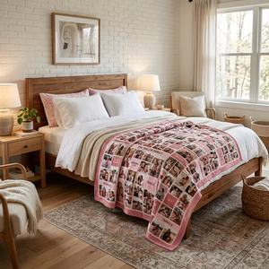 <span class=keywords><strong>Manta</strong></span> de Franela con <span class=keywords><strong>Collage</strong></span> de Fotos Personalizado, 100% Poliéster, Regalo para Mejores Amigas, Despedida de Soltera, Ropa de Cama - Product Image 4