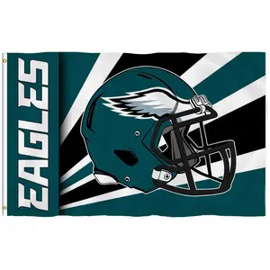 2024 novo estilo Philadelphia Eagles 3x5 bandeira durável ao ar livre com ilhós bandeira de decoração de parede interior do quarto