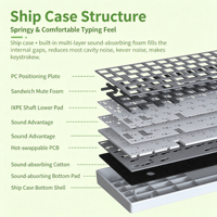 Zornher ZH00 Green Grape Keyboard Mekanik Ukuran Penuh Nirkabel Tri-mode Hot-swap untuk PC Trading