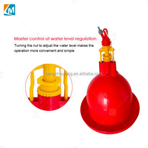 YYB LM137 di alta qualità completamente automatico rosso tacchino campana bevitore <span class=keywords><strong>per</strong></span> selvaggina e pollame - Product Image 5