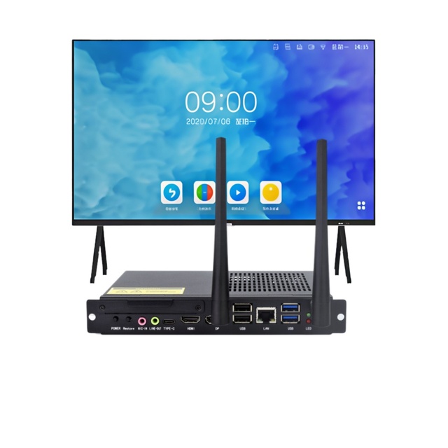 Europe OPS Barebone Window/Linux Mini Micro ITX PC Computer for Interactive Whiteboard LCD/LED Touch Panel Board Screen Display