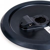 Cymbale électronique en silicone noir de haute qualité UNLOCK CY-11C B 11 pouces - Pad de gong électronique professionnel pour batterie électronique 0,9 kg