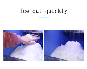120kg/día Máquina automática para hacer copos de nieve Precio de fábrica de nieve comercial Máquina para hacer hielo industrial - Product Image 6