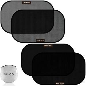 2PCS <span class=keywords><strong>Pare</strong></span>-<span class=keywords><strong>soleil</strong></span> magnétique pour <span class=keywords><strong>voiture</strong></span> Protection UV Cars Curtain Baby Sunshade Side Window Mesh Sun Visor Summer Protect Film - Product Image 3