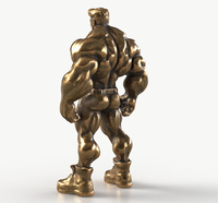 Trophée de l'homme musclé souvenir en polyrésine personnalisé