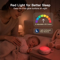 HiFiD 2026 W39B Private Mold Witte Ruismachine 615-630nm Rood Licht 16-Volumesnelheden 21 Rustgevende Geluiden Slaapmiddel Nachtlamp