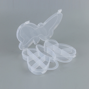 Latest <strong>China</strong> New Model Unique Design butterfly Shape Plastic Transparent <strong>Storage</strong> <strong>Box</strong>