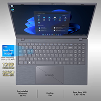 Ordinateur portable multifonctionnel 15,6 pouces Intel Celeron |   Nouveau panneau TN, SSD, Windows 11 Pro, clavier anglais |   PC de jeu personnalisé OEM