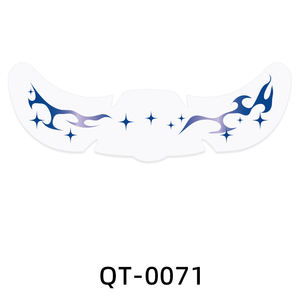 OEM ODM Impermeable Temporal Oro <span class=keywords><strong>Tatuajes</strong></span> <span class=keywords><strong>para</strong></span> Mujeres Niñas Purpurina Cara Pecas Brillo Pegatinas Lámina Metálica Blanca en Papel - Product Image 2