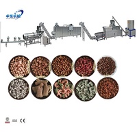 Ligne de production d'aliments pour animaux de compagnie avec extrudeurs pour chiens et chats, options de modèles d'équipements ZH65, ZH70, ZH85 et ZH95