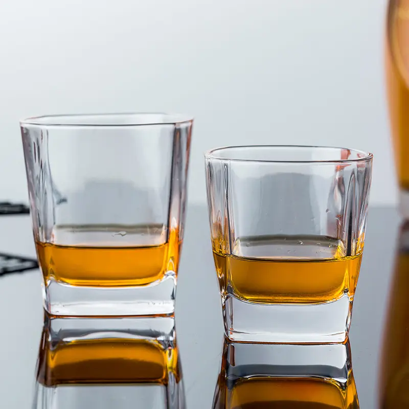 Groothandel Ouderwetse Whisky Tumbler Helder Glas Whiskyglazen Voor Huwelijksfeest