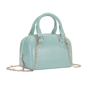 Nova Chegada 2025: Mini Bolsa Portátil de PVC, Bolsa Almofada com Corrente em Cores Doces, Bolsa Jelly Colorida e Fofa para Meninas - Product Image 5