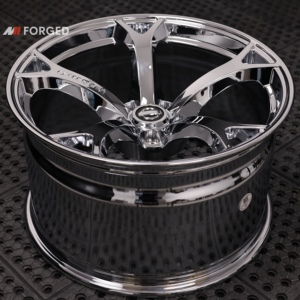 ล้อแม็กซ์ <span class=keywords><strong>Nismo</strong></span> V1 สีเงินโครเมียมฟอร์จ สำหรับรถยนต์นิสสัน 350z 370z G37 Q50 Q70 - Product Image 3