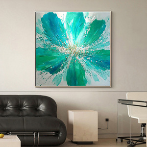 Hand Painted Oil Painting Abstract Floral <b>Art</b> 3D Visual Effect For Living Room And Dining Room Decorative Wall <b>Art</b> - Product Image 3