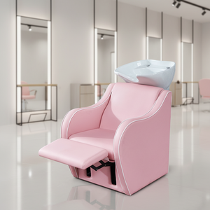 Fauteuil de lavage de cheveux moderne pour salon de beauté, inclinable et réglable avec repose-pieds, vente en gros, offre spéciale - Product Image 3