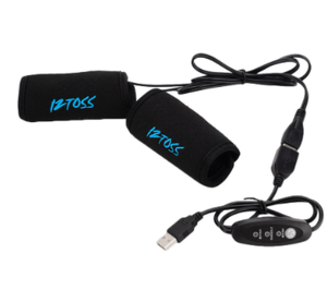 Poignées chauffantes USB pour moto, 1 paire, Grips <span class=keywords><strong>chauffante</strong></span>, avec contrôle de la température, poignées amovibles, guidon de vélo électrique - Product Image 1