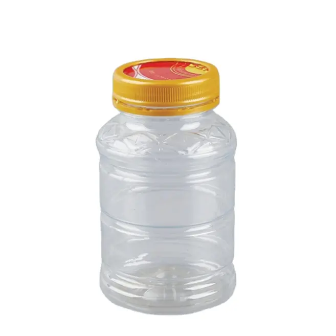 Srlon Wholesale Cookie Candy Jar Bottle 670ml Clear PP Plastic Jar With Lid