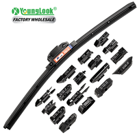 YOUNGLOOK YL-901 2026 Hybrid Multi-Adapter Wischerblatt für Rahmenlose Struktur für Mercedes-Benz X3 Suburban 99% Autos 19