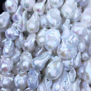 Offres Spéciales grande taille 13*18mm blanc queue de poisson brin <span class=keywords><strong>perles</strong></span> irrégulières Baroque <span class=keywords><strong>perles</strong></span> d'eau douce pour la fabrication de bijoux Perle en vrac - Product Image 3