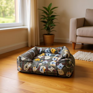 Set Letto per Animali Domestici in Tre Pezzi Imbottito in Cotone Modello YM1295 - Product Image 3