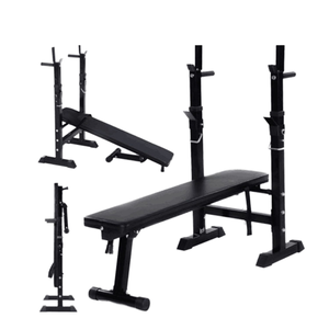 Adjustable Home Gym Weightlifting <strong>Bench</strong> <strong>Dumbbell</strong> <strong>Bench</strong> Press Squat Rack Barbell Weight Set <strong>Dumbbells</strong> <strong>Exercise</strong> Training Equipment - Product Image 1