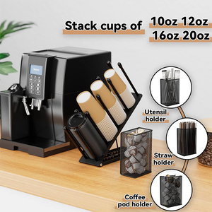 Support de Comptoir Réglable pour Capsules de Café K-Cup et Nespresso Vertuoline – Distributeur de Dosettes - Product Image 3