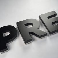 Lettres découpées rétroéclairées LED personnalisées, enseigne lumineuse 3D pour réception d'entreprise, cinéma, événement, affichage